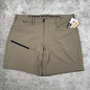 Duluth Trading Mens Alaskan‎ Hardgear AKHG Roadless Flex Shorts 44 9" Green NWT